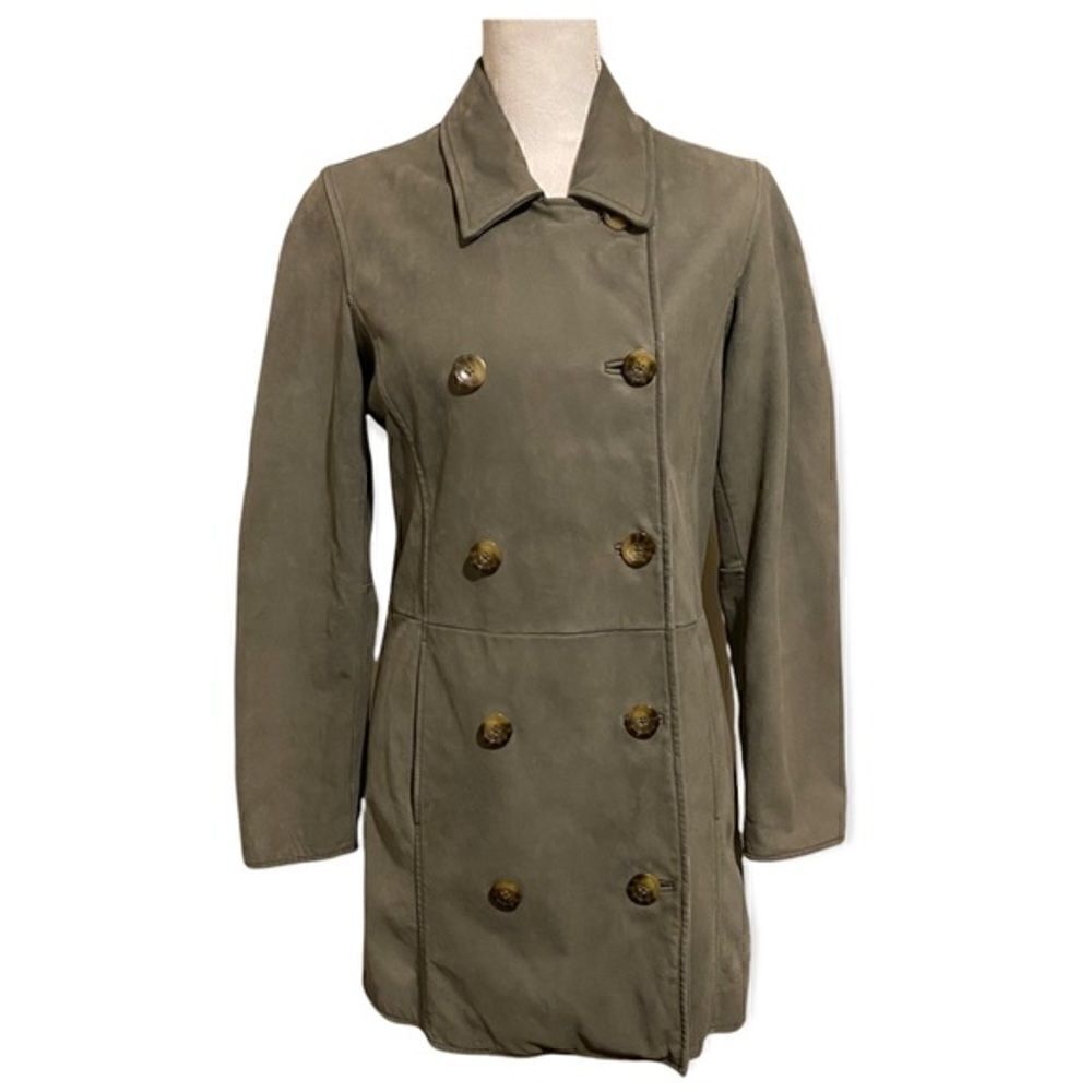 Sundance Leather Trench Coat 